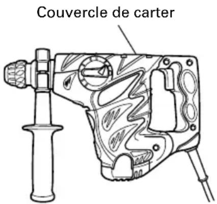 HiKOKI DH30PC2 - AVERTISSEMENT : Avant d'effectuer le remplissage de la graisse, couper l'alimentation électrique et débrancher le cordon d'alimentation. - 1