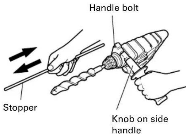 HiKOKI DH30PC2 - Using the stopper (Fig. 11) - 4