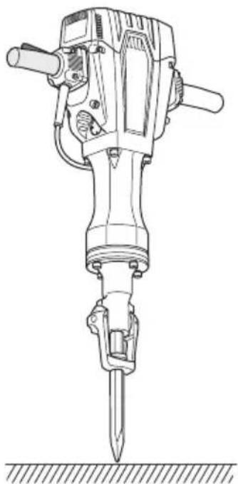 HiKOKI H90SG - FORMA DE USAR EL MARTILLO DE DEMOLICIÓN - 1