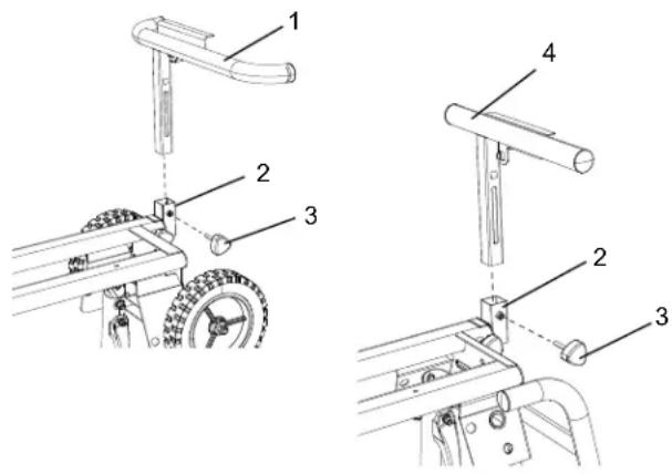 HiKOKI UU240F - INSTALLATION DES ROUES (FIG. A, B) - 3