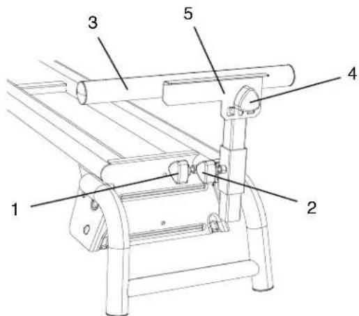 HiKOKI UU240F - AJUSTE DE LOS SOPORTES DE EXTENSIÓN (FIG. L) - 1
