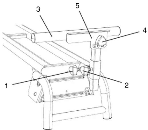 HiKOKI UU240F - DE VERLENGSTEUNEN AANPASSEN (AFB. L) - 1