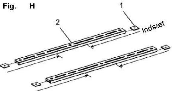HiKOKI UU240F - Brug af ekstra monteringsbeslag (medfølger) (FIG. H, I, J, K) - 1