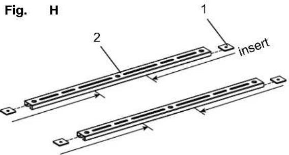 HiKOKI UU240F - Using auxiliary mounting brackets (provided) (FIG. H, I, J, K) - 1
