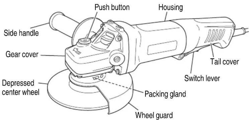 HiKOKI G12SE3 - NAME OF PARTS - 1