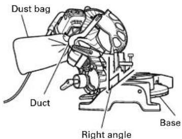 HiKOKI C12LDH - How to use the dust bag (Standard accessory) - 1