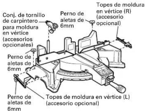HiKOKI C12LDH - Método de corte de moldura en vértice sin inclinar la hoja de sierra - 1