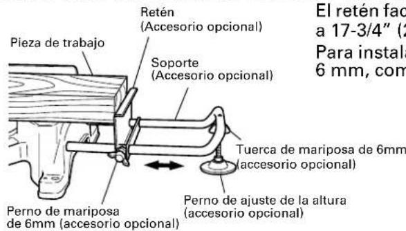 HiKOKI C12LDH - Instalación de los soportes ... (Accesorios opcionales) - 2