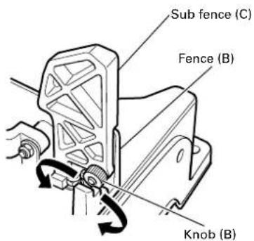 HiKOKI C12LDH - Confirmation for use of sub fence (C) - 2