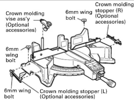 HiKOKI C12LDH - Cutting method of crown molding without tilting the saw blade - 1