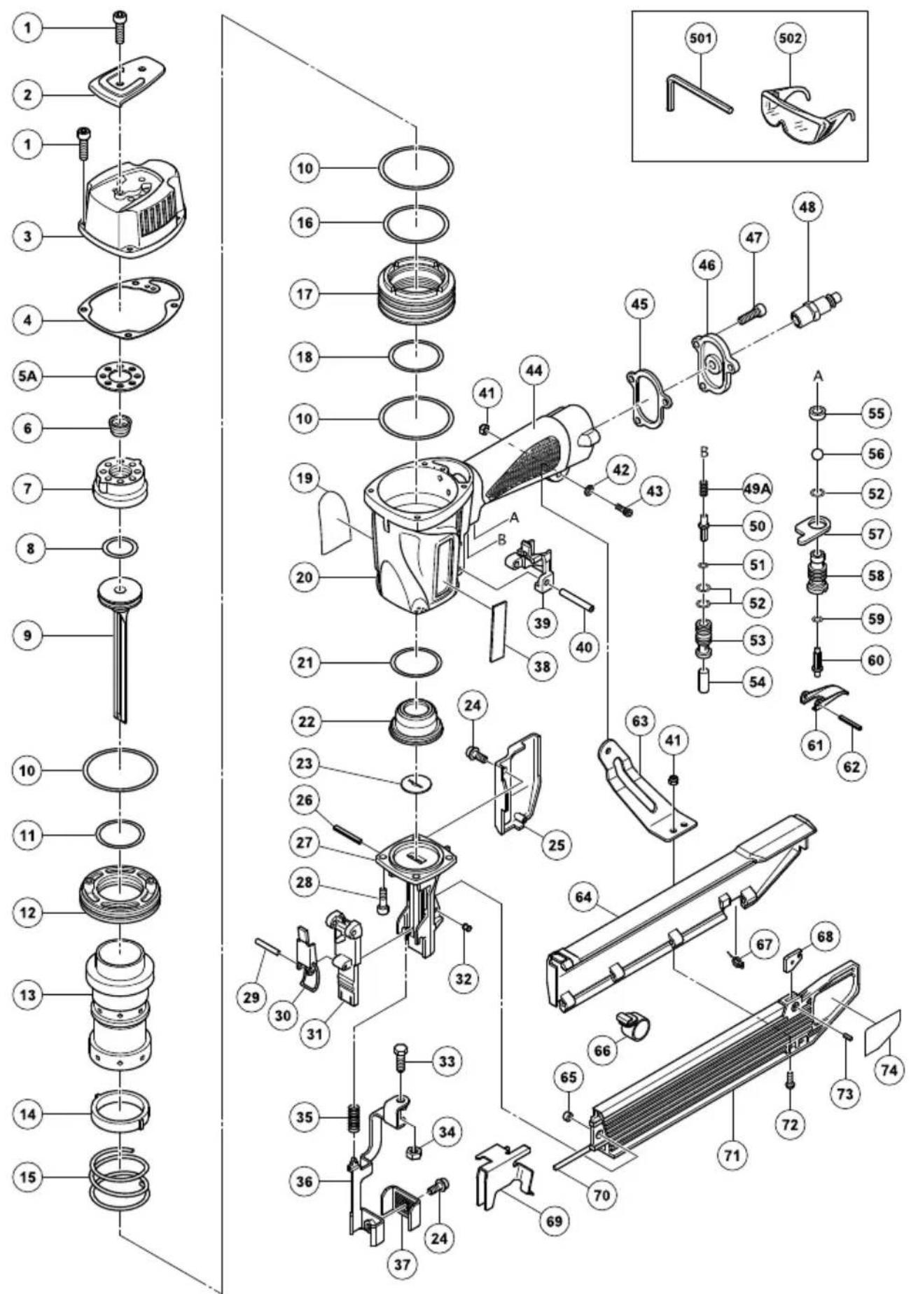 HiKOKI N5008AC2 - AVERTISSEMENT - 2