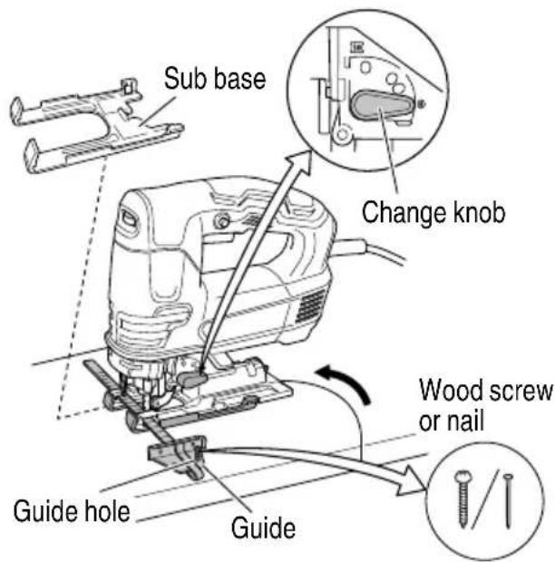 HiKOKI CJ90VST2 - Cutting a circle or a circular arc - 1