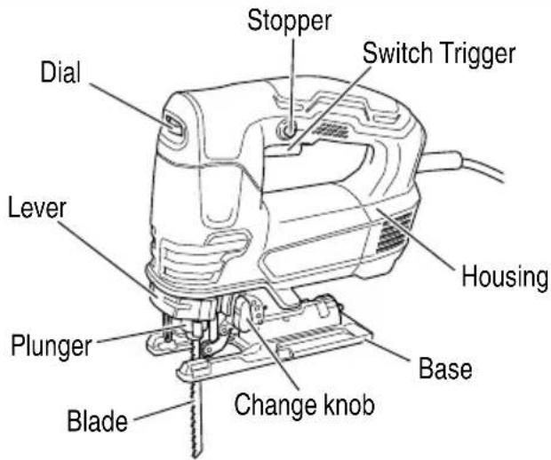 HiKOKI CJ90VST2 - NAME OF PARTS - 1