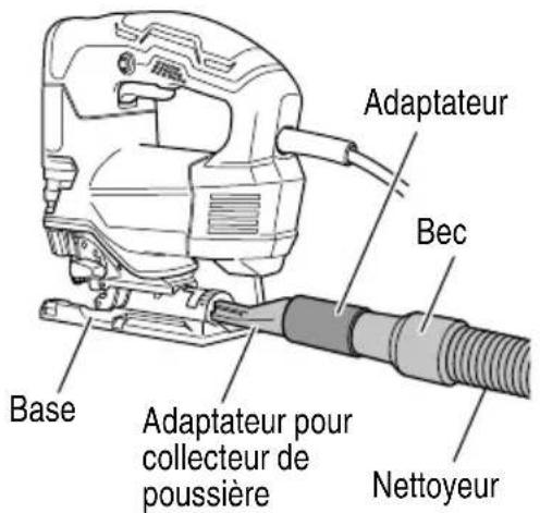 HiKOKI CJ90VST2 - RACCORDEMENT AU NETTOYEUR - 1