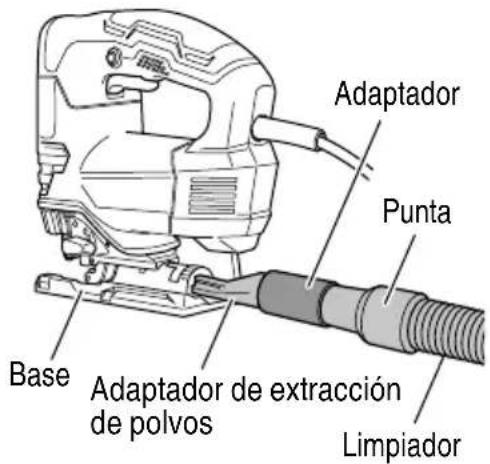 HiKOKI CJ90VST2 - CONEXION CON EL LIMPIADOR - 1