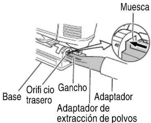 HiKOKI CJ90VST2 - CONEXION CON EL LIMPIADOR - 2