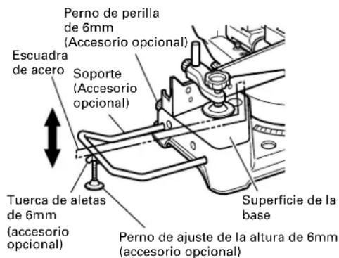 HiKOKI C8FSHE - Instalación de los soportes ... (Accesorios opcionales) - 1