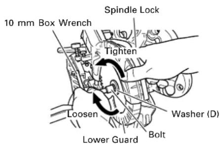 HiKOKI C8FSHE - SAW BLADE MOUNTING AND DISMOUNTING - 3