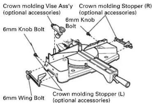 HiKOKI C8FSHE - Cutting method of crown molding without tilting the saw blade. - 1