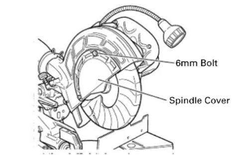 HiKOKI C8FSHE - SAW BLADE MOUNTING AND DISMOUNTING - 1