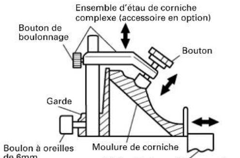 HiKOKI C8FSHE - Méthode de co upe des moulures de corniche sans inclinaison de la lame de scie - 2