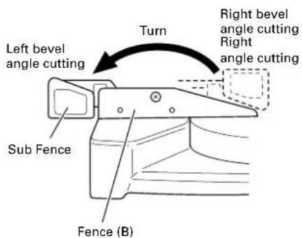 HiKOKI C8FSHE - Checking the saw blade lower limit position - 4