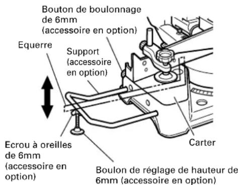 HiKOKI C8FSHE - Installation des supports ... (Accessoires en option) - 1