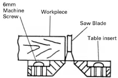 HiKOKI C8FSHE - Positioning the table insert - 1