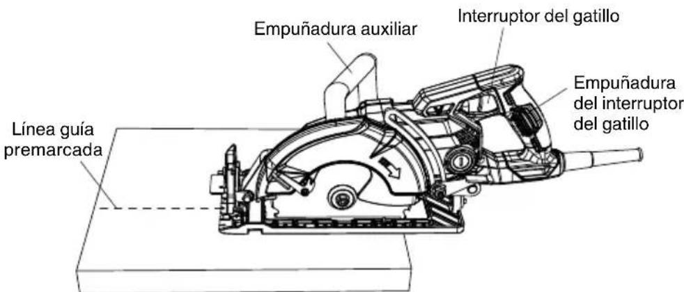 HiKOKI C7WDM - Encendido de la sierra - 1