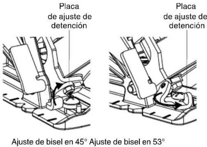 HiKOKI C7WDM - Ajuste del ángulo de corte en bisel - 2