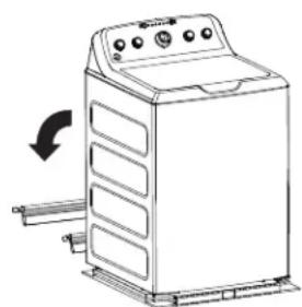GE PTW905BPTRS - ② REMOVE THE BASE - 1