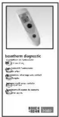 BOSO Bosotherm Diagnostic - Volumen del suministro - 4