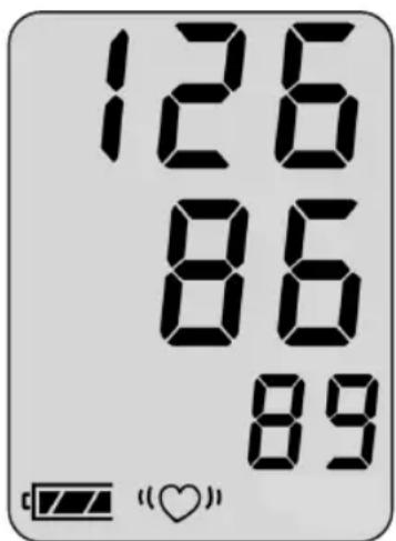 BOSO Medicus X - Measurement display - 2