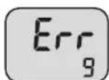 BOSO Medicus Vital - Pantalla de error - 1