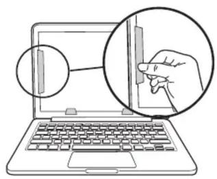 FELLOWES PrivaScreen 4800101 - Quick Reveal Tabs™ - 15