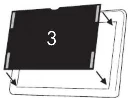 FELLOWES PrivaScreen 4800401 - Quick Reveal Tabs™ - 1