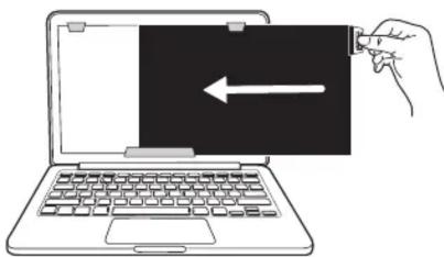 FELLOWES PrivaScreen 4800501 - Quick Reveal Tabs™ - 10