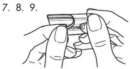 FELLOWES PrivaScreen 4800501 - Quick Reveal Tabs™ - 17