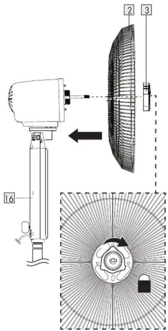 SILVERCREST SV 60 A2 - VENTILATEUR SUR PIED SV 60 A2 - 2