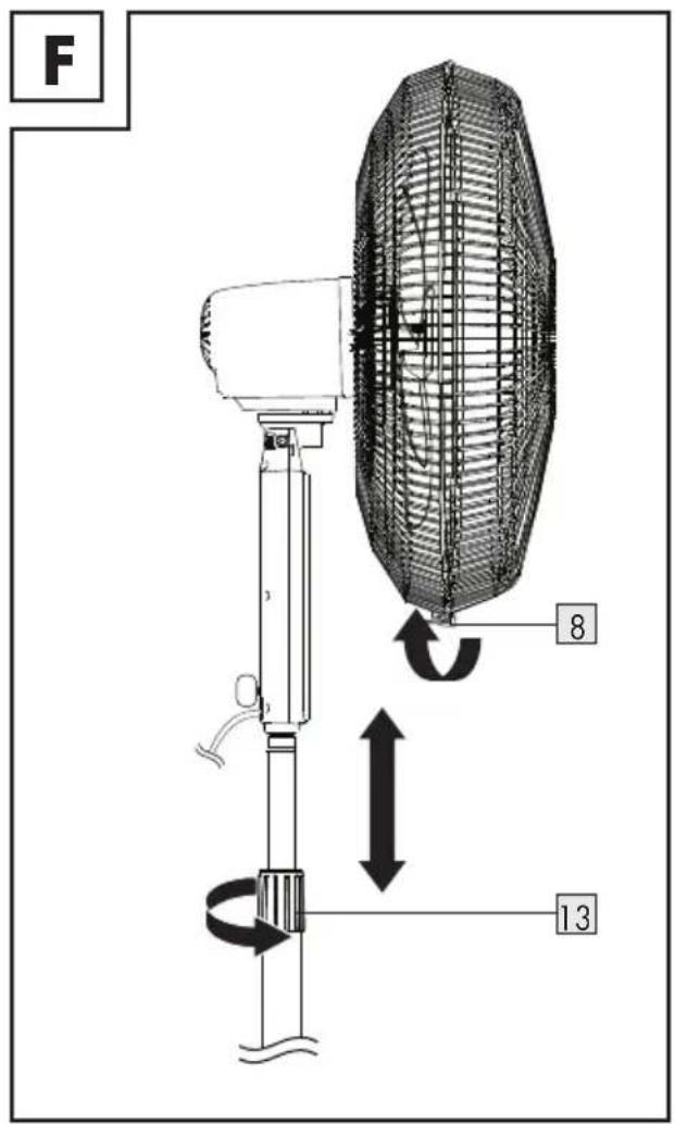 SILVERCREST SV 60 A2 - VENTILATEUR SUR PIED SV 60 A2 - 5