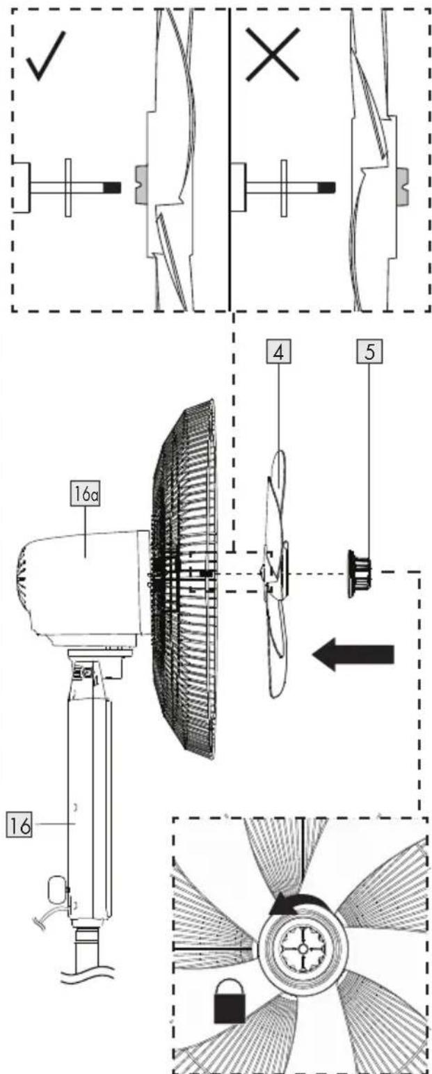 SILVERCREST SV 60 A2 - VENTILATEUR SUR PIED SV 60 A2 - 3