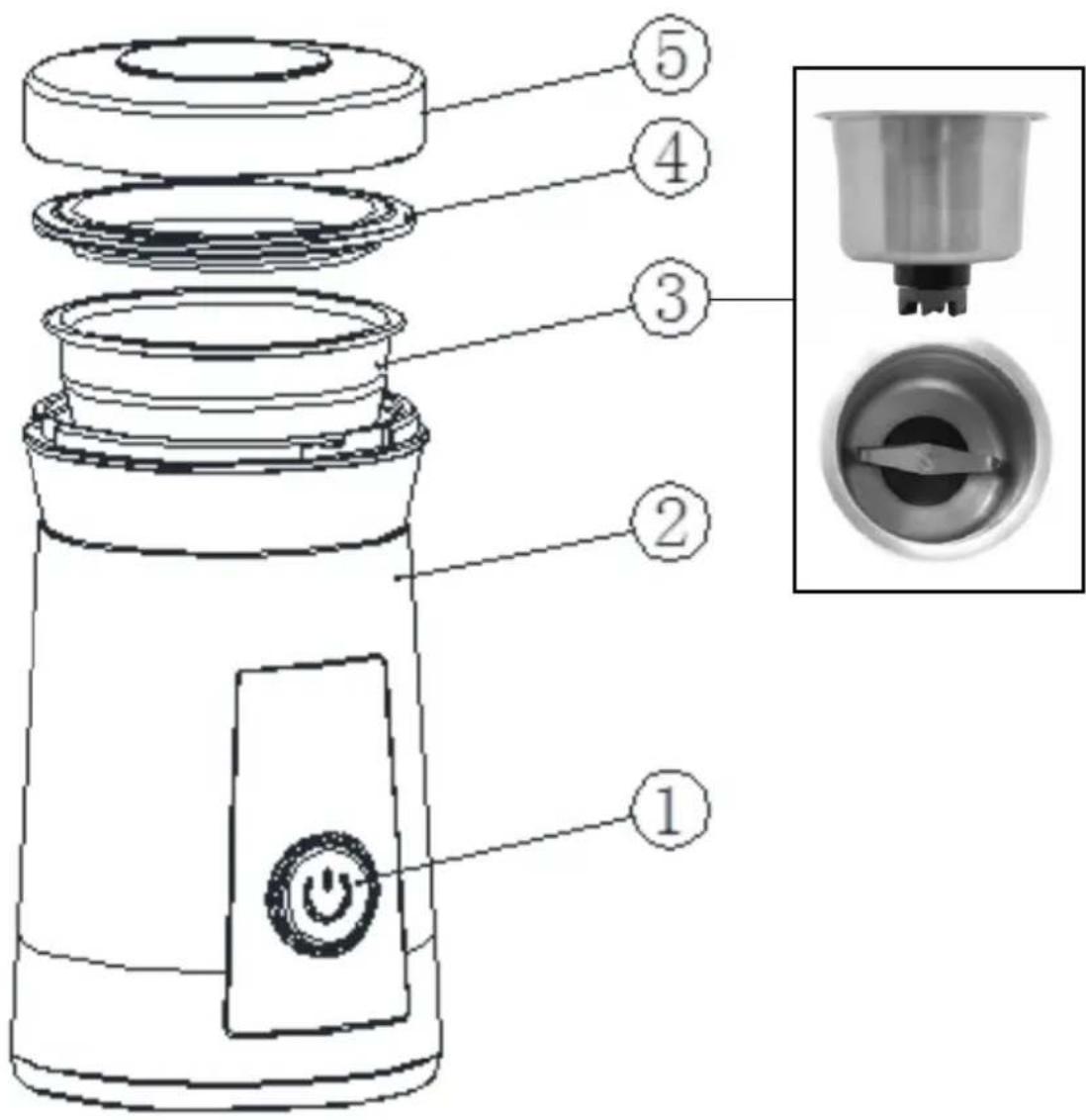 KALORIK CG 44047 - PARTS DESCRIPTION/ DESCRIPCIÓN DE PARTES/DESCRIPTION DES PIÈCES - 1