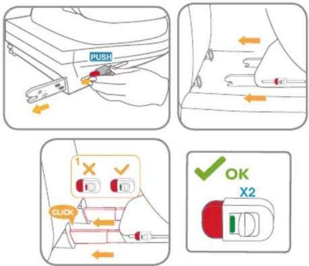 Burigotto Bahia - Per l'installazione con ISOFIX (attacchi ISOFIX e cinghia TOP TETHER) - 3