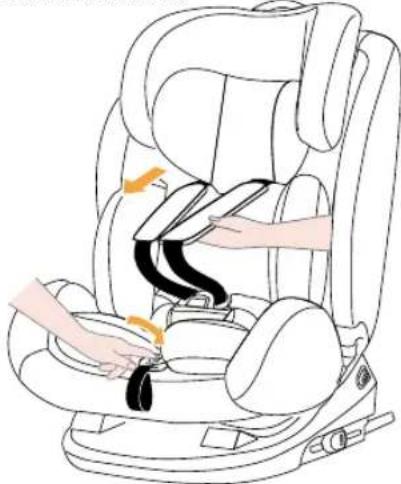 Burigotto Bahia - Securing your Child in the Child Restraint Use Infant Insert - 9