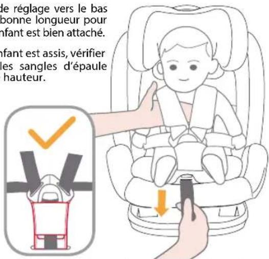 Burigotto Bahia - Sécuriser l'enfant dans le dispositif de retenue pour enfant. Utiliser l'insert pour nourrisson - 9