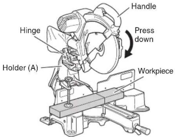 HiKOKI C12RSH2 - Cutting narrow workpieces (Press cutting) - 1