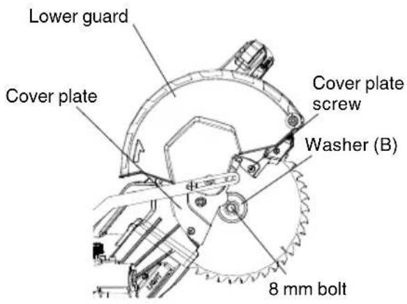HiKOKI C10FSHC - SAW BLADE MOUNTING AND DISmountING - 1