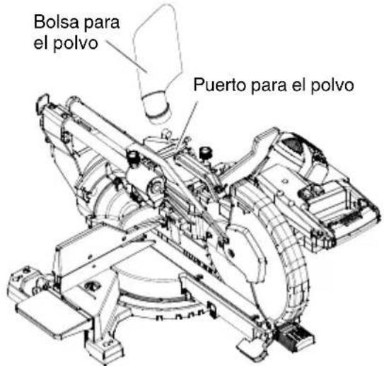 HiKOKI C10FSHC - Instalar la bolsa para el polvo y el tornillo de carpintero - 1