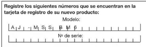 Aqua Joe AJ-MSSBM6 - Modelo y número de série - 1