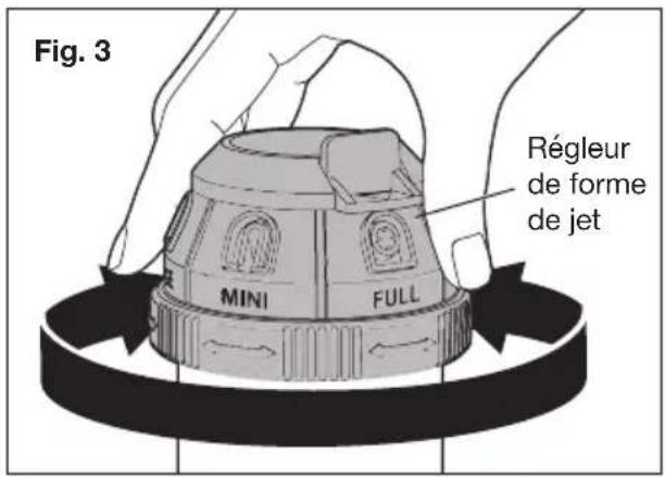 Aqua Joe AJ-MSSBM6 - Quatre formes de jet réglables - 1